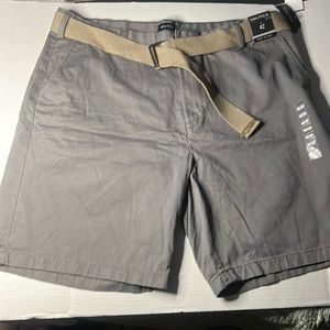 New! Nautica Gray Shorts Men Sz 42